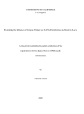 Cover page: Examining the Influence of Campus Climate on Staff Job Satisfaction and Intent to Leave