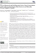 Cover page: Device-Measured and Self-Reported Active Travel Associations with Cardiovascular Disease Risk Factors in an Ethnically Diverse Sample of Adults