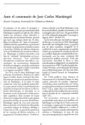 Cover page: Ante el centenario de José Carlos Mariátegui
