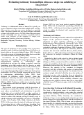 Cover page: Evaluating testimony from multiple witnesses: single cue satisficing or integration?