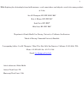 Cover page: Exploring the Relationship between Health Insurance, Social Connectedness, and Subjective Social Status among Residents of O'ahu.