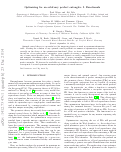 Cover page: Optimizing for an arbitrary perfect entangler. I. Functionals