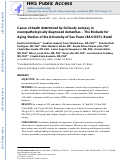 Cover page: Cause of Death Determined by Full-body Autopsy in Neuropathologically Diagnosed Dementias