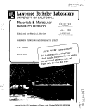 Cover page: JOSEPHSON TUNNELING AND PROXIMITY EFFECT