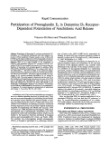 Cover page: Participation of Prostaglandin E2 in Dopamine D2 Receptor‐Dependent Potentiation of Arachidonic Acid Release