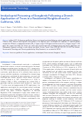 Cover page: Imidacloprid Poisoning of Songbirds Following a Drench Application of Trees in a Residential Neighborhood in California, USA.