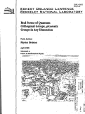 Cover page: Real forms of quantum orthogonal groups, q-Lorentz groups in any dimension