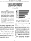 Cover page: The mismeasurement of mind:How neuropsychological testing creates a false picture of cognitive aging