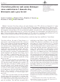 Cover page: Clostridium piliforme and canine distemper virus coinfection in 2 domestic dog littermates and a gray fox kit