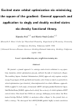 Cover page: Excited State Orbital Optimization via Minimizing the Square of the Gradient: General Approach and Application to Singly and Doubly Excited States via Density Functional Theory.