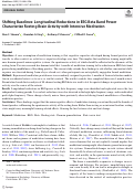 Cover page: Shifting Baselines: Longitudinal Reductions in EEG Beta Band Power Characterize Resting Brain Activity with Intensive Meditation