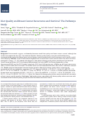 Cover page: Diet Quality and Breast Cancer Recurrence and Survival: The Pathways Study