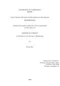 Cover page: Vapor Chamber External and Internal Factor Investigation