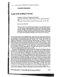 Cover page: Studies of the Melting of a 2D Solid