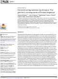 Cover page: Deconstructing isolation-by-distance: The genomic consequences of limited dispersal