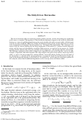 Cover page: The eddy-driven thermocline