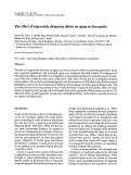 Cover page: The effect of superoxide dismutase alleles on aging inDrosophila