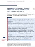 Cover page: Lipoprotein(a) and Benefit of PCSK9 Inhibition in Patients With Nominally Controlled LDL Cholesterol.
