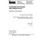 Cover page of Housing Policy, Mortgage Policy, and the Federal Housing Administration