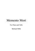 Cover page: Memento Mori