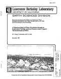 Cover page: A Numerical Study of Water Percolation through an Unsaturated Variable Aperture Fracture under Coupled Thermomechanical Effects