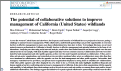 Cover page: The potential of collaborative solutions to improve management of California (United States) wildlands