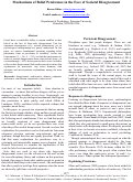 Cover page: Mechanisms of Belief Persistence in the Face of Societal Disagreement