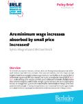Cover page: Are minimum wage increases absorbed by small price increases?