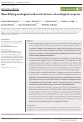 Cover page: Ecological surprise: concept, synthesis, and social dimensions