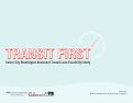 Cover page: Transit First: Culver City Washington Boulevard Transit Lane Feasibility Study