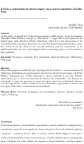 Cover page: Ev(it)a e a corporização do ‘terceiro espaço’ em A costa dos murmúrios, de Lídia Jorge