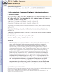 Cover page: Clinicopathologic Features of Pediatric Oligodendrogliomas