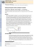 Cover page: Raising the Speed Limit for β‑Hairpin Formation