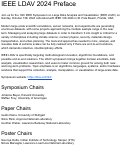 Cover page: IEEE LDAV 2024 Preface