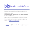 Cover page: Taxonomy, Description, Definition, Explanation: Special Case: Pronouns