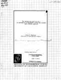 Cover page: Why pretend one size fits all  : an examination of management issues that concern small federal agencies