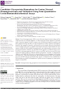 Cover page: Candidate Glycoprotein Biomarkers for Canine Visceral Hemangiosarcoma and Validation Using Semi-Quantitative Lectin/Immunohistochemical Assays