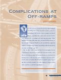 Cover page: Complications at Off-Ramps