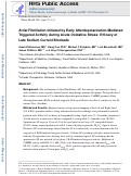 Cover page: Atrial Fibrillation Initiated by Early Afterdepolarization-Mediated Triggered Activity during Acute Oxidative Stress: Efficacy of Late Sodium Current Blockade