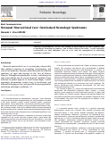 Cover page: Neonatal Neurocritical Care: Overlooked Neurologic Syndromes