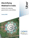 Cover page of Electrifying Ridehail in India: Actions for Industry, Government, and Utilities