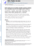 Cover page: Birth weight and risk of paediatric Hodgkin lymphoma: Findings from a population-based record linkage study in California