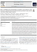 Cover page: Effect of ZNF804A gene polymorphism (rs1344706) on the plasticity of the functional coupling between the right dorsolateral prefrontal cortex and the contralateral hippocampal formation