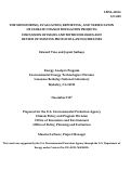 Cover page: The Monitoring, Evaluation, Reporting, and Verification of Climate Change Mitigation Projects: Discussion of Issues and Methodologies and Review of Existing Protocols and Guidelines