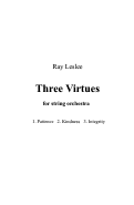 Cover page: Three Virtues