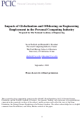 Cover page: Impacts of Globalization and Offshoring on Engineering Employment in the Personal Computing Industry