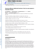 Cover page: Genome editing to define the function of risk loci and variants in rheumatic disease