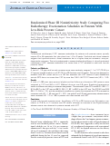 Cover page: Randomized Phase III Noninferiority Study Comparing Two Radiotherapy Fractionation Schedules in Patients With Low-Risk Prostate Cancer