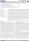 Cover page: Neuroeconomic Measures of Social Decision-Making Across the Lifespan