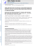 Cover page: Voting with their feet: Social factors linked with treatment for opioid use disorder using same-day buprenorphine delivered in California hospitals